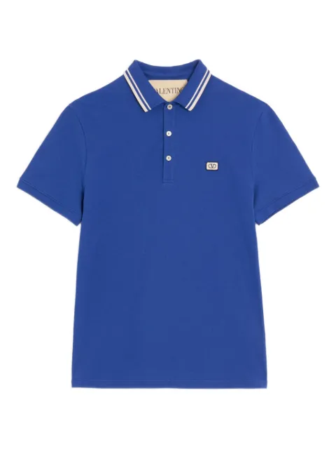 Valentino Garavani cotton polo shirt Blue VMH01KAQK