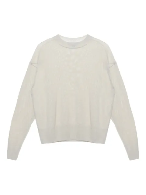 Studio Nicholson crew-neck sweatshirt Neutrals KAMISNM1195