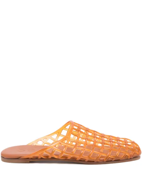 Senso Jacey flatted mules Orange JACEY