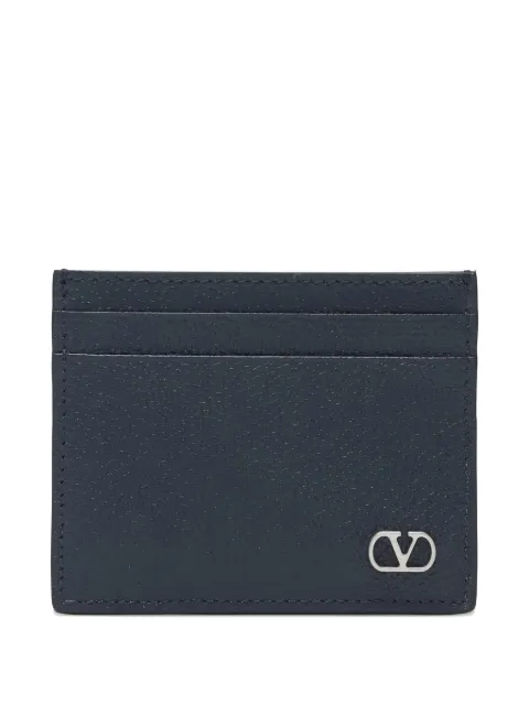 Valentino Garavani VLogo Signature card holder Blue YP0AP4UAG