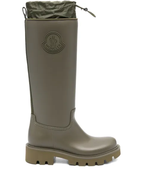 Moncler pull-tab logo rain boots Green L209B4G00180M4522