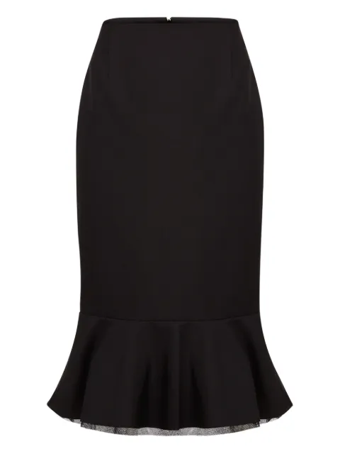 Nina Ricci peplum wool skirt Black 25ACJU014WV0324