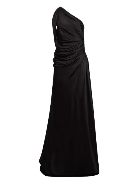 Nina Ricci asymmetric maxi dress Black 25ACRO053VI0530