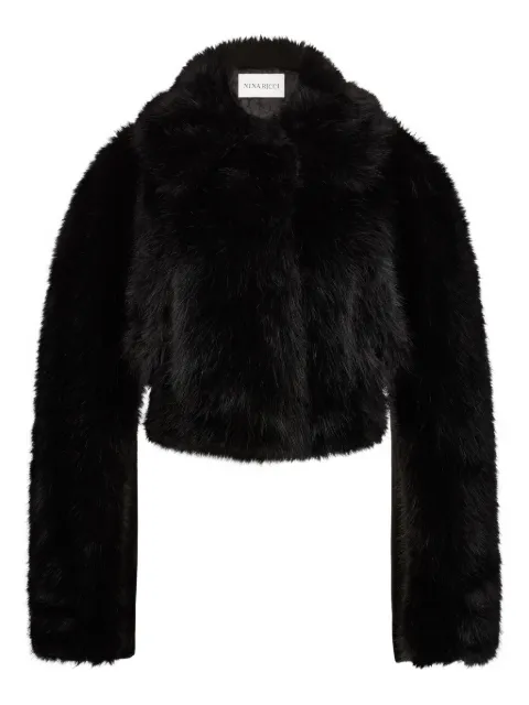 Nina Ricci cropped jacket Black 25ACMA018PL0483