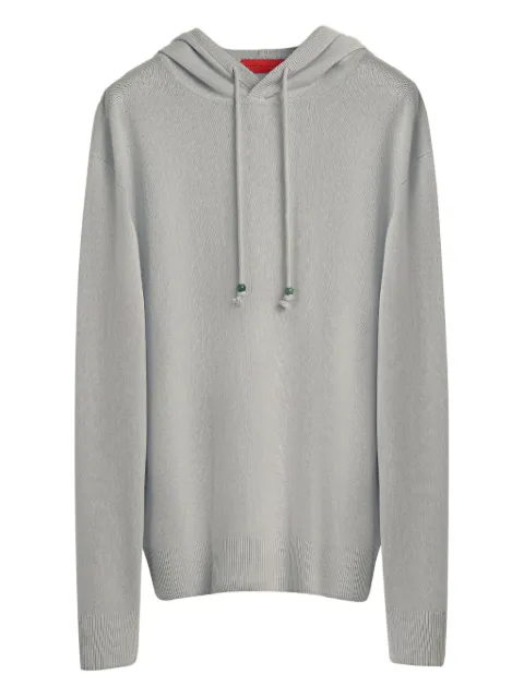 Domaine Des Artistes cashmere hoodie Grey DDAH01LB00BLUE