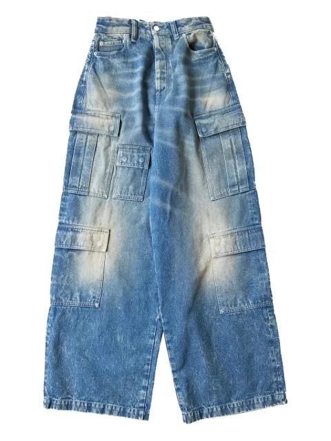 AMBUSH denim cargo pants Blue BWYB003F24DEN0014400