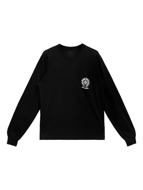 Chrome Hearts New York long-sleeve "Black" T-shirt Black CHRM0010