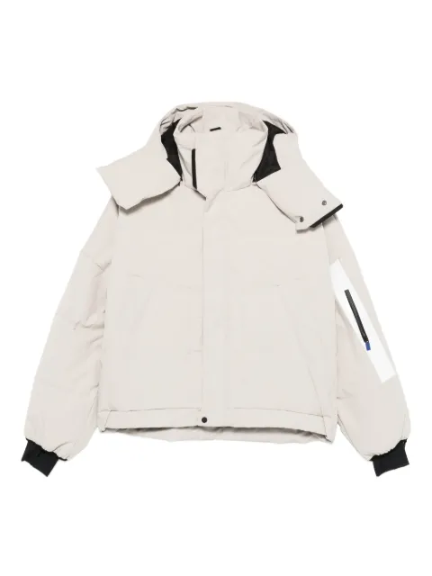 Templa hooded zip-fastening ski jacket Neutrals TEM600052