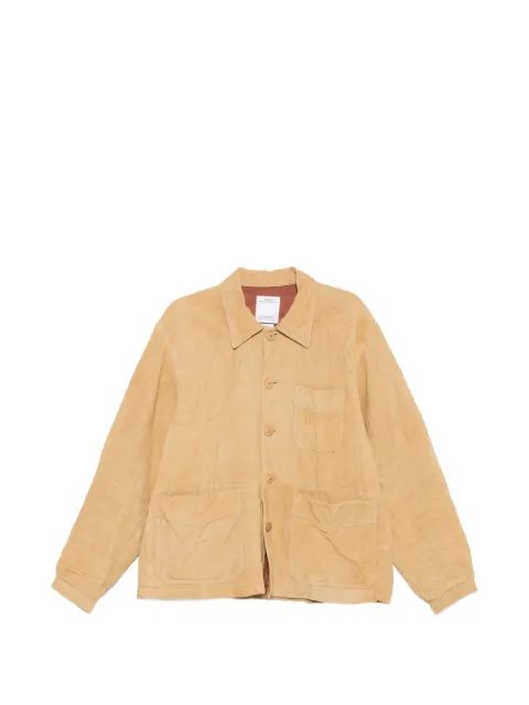 visvim patch-pocket travail coverall jacket Neutrals 126105014001