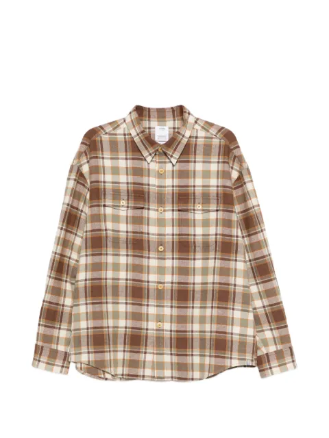 visvim Lumber checked shirt Brown 126105011015
