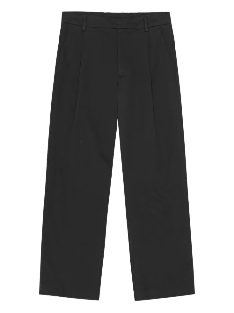 NN07 Kay pressed-crease pleated trousers Black 2580000359