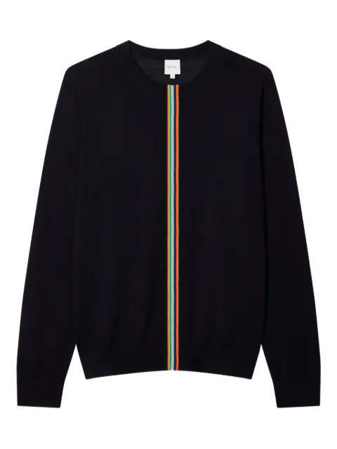Paul Smith Signature Stripe crew-neck sweater Blue M1R541ZT02094