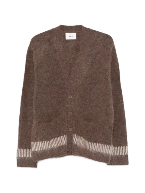 NN07 Russell 60012 V-neck cardigan Brown 2580000280