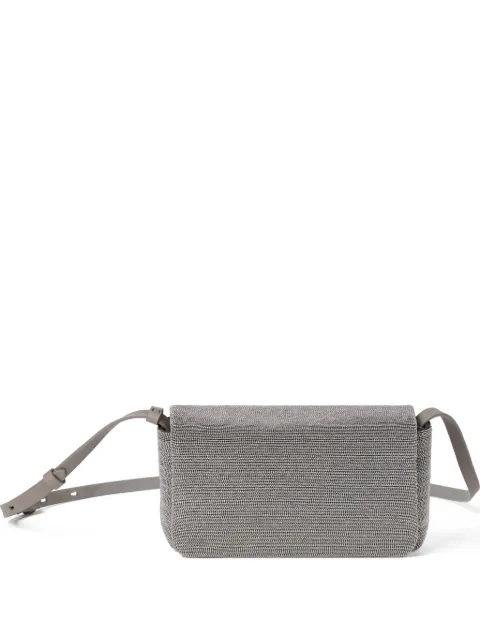 Brunello Cucinelli monili-embroidered crossbody bag Neutrals MBMON2611C736