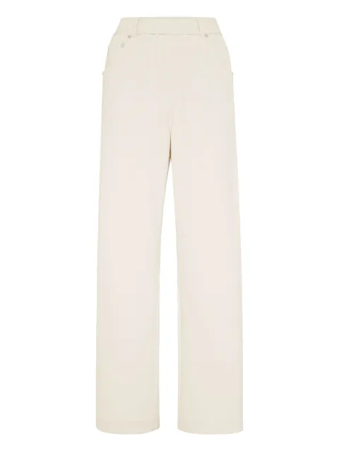 Brunello Cucinelli elasticated track pants Neutrals MN05NHF499C9443