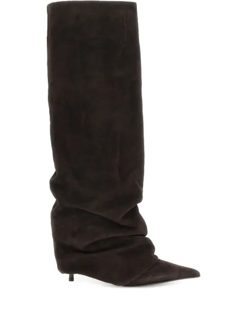 Le Silla 80mm pointed-toe boots Brown 4296C080BXPPPOW