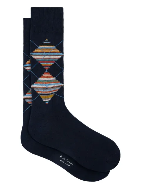 Paul Smith Signature Stripe socks Blue M1A380CIT577N