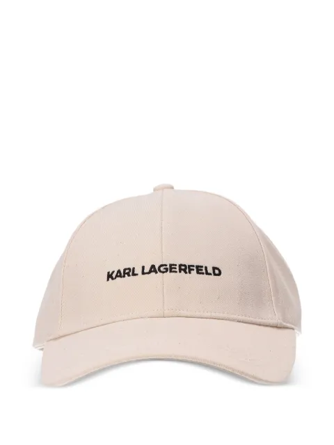 Karl Lagerfeld logo-embroidered baseball cap Neutrals A3W33023106