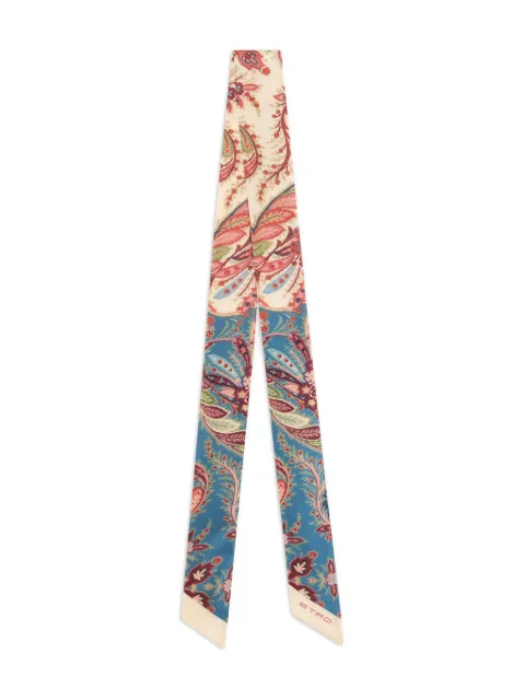 ETRO paisley-print scarf Red WATA0011AKB07