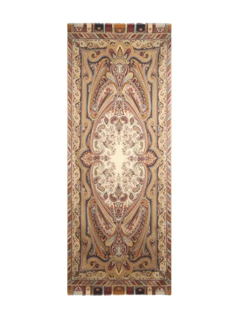 ETRO paisley-print scarf Brown WATA0010AKB59