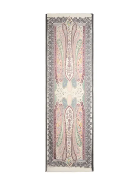 ETRO printed scarf Grey WATA0005AKB89