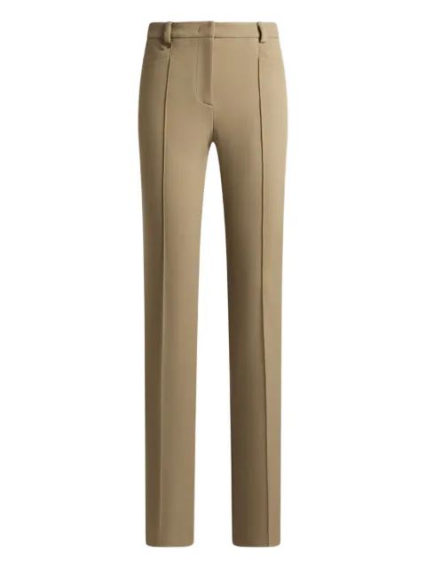 ETRO pressed-crease trousers Brown WREA005499TUSN1