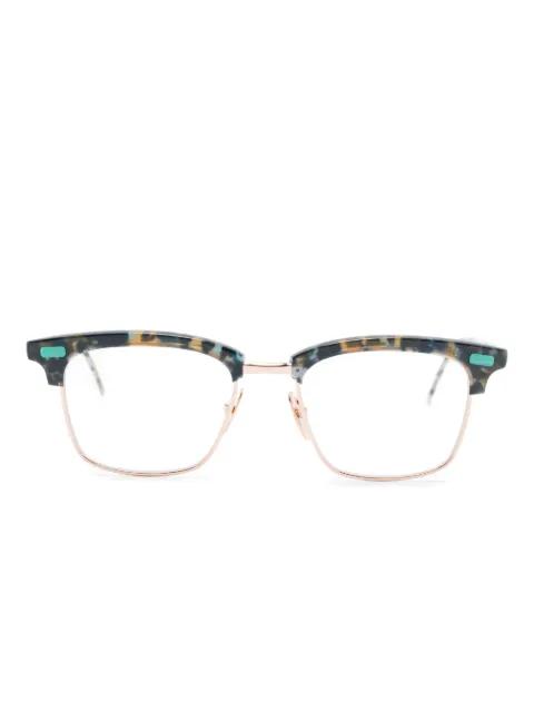 Thom Browne Eyewear tortoiseshell-frame glasses Blue UEO711AG0003