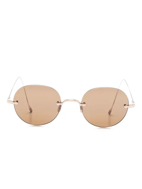 Thom Browne Eyewear 938A round-frame metal sunglasses Gold UES938AG0001