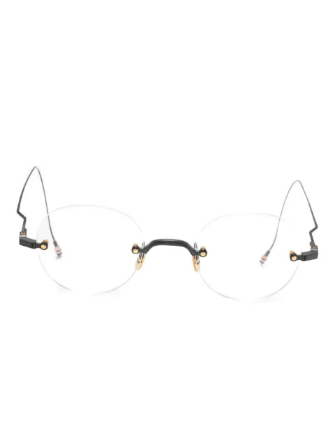 Thom Browne Eyewear round-frame glasses Black UEO937AG0001