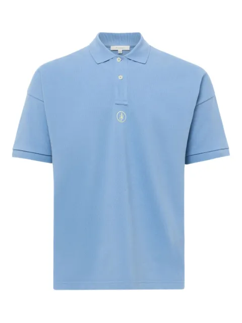 JW Anderson logo-embroidered polo shirt Blue JO0281PG1479768