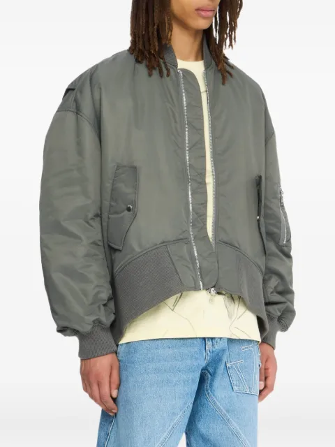 JW Anderson zip-fastening bomber jacket Grey JK0357PG1696