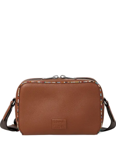 Paul Smith zip-detail leather messenger bag Brown M1A8157TLEPIP