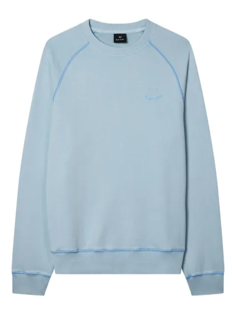 PS Paul Smith embroidered-logo sweatshirt Blue M2R958XET21169