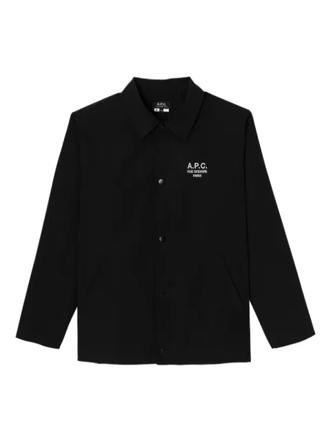 A.P.C. button-fastening shirt jacket Black PSALQH02960