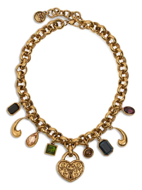 ETRO heart-lock chain necklace Gold WF5C0042AM026