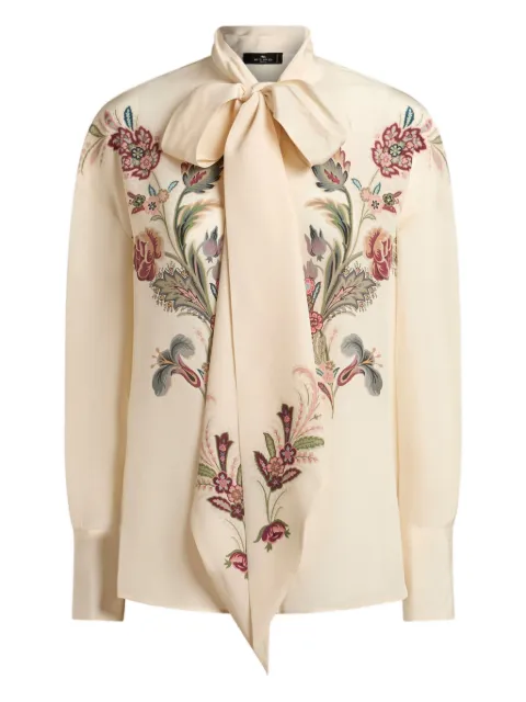 ETRO floral-print blouse Neutrals WRIA007799SP1G6