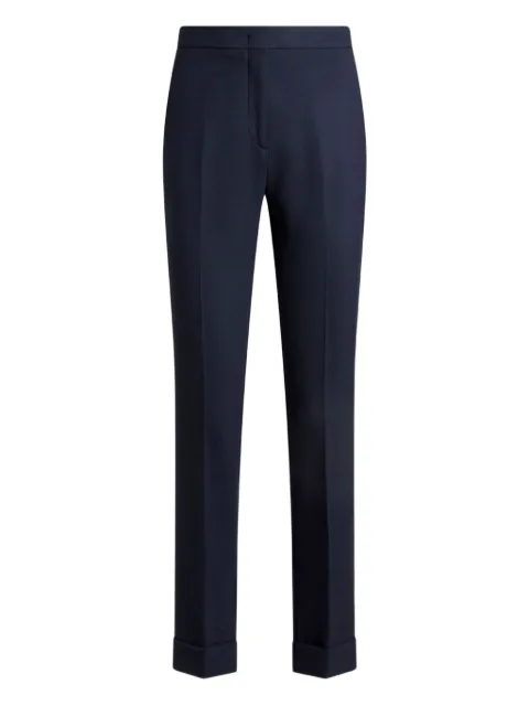 ETRO cropped trousers Blue WREA000299TUBN6