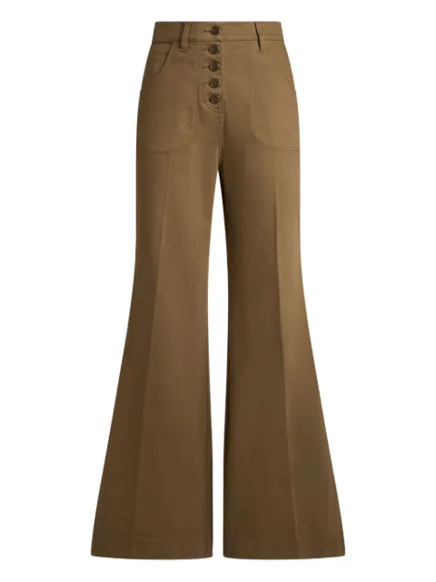 ETRO flared jeans Brown WRNB0004AV689