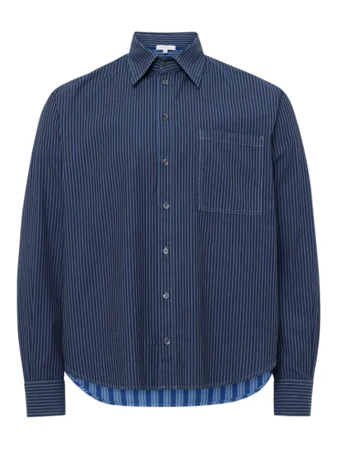 JW Anderson striped cotton shirt Blue SH0370PG1414