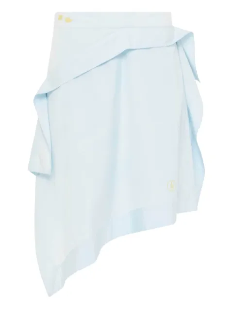 JW Anderson ruffled asymmetric skirt Blue SK0193PG1823