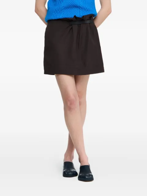 JW Anderson gathered mini skirt Brown SK0195PG1684