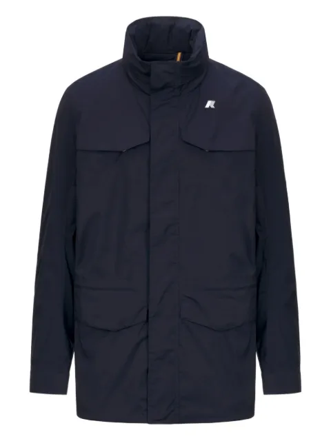 K-Way MANUEL multiple-pockets jacket Blue K8135HWMANUELK89