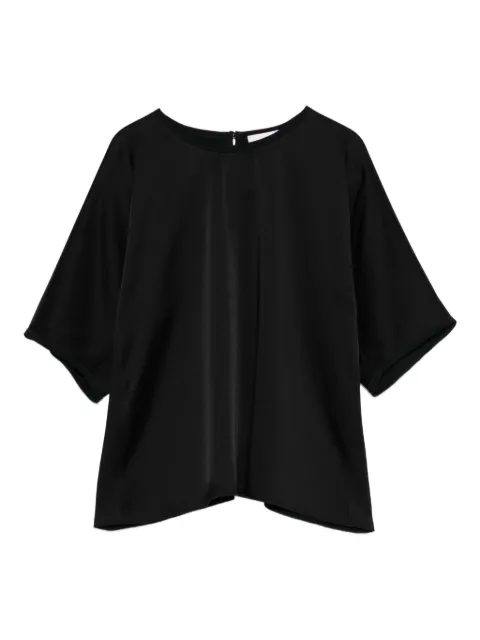 Forte Forte round-neck short-sleeve top Black 14064MYTOP