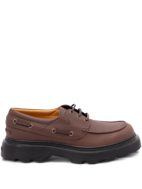 Tod's leather boat shoes Brown XXM24L0JP00UFS