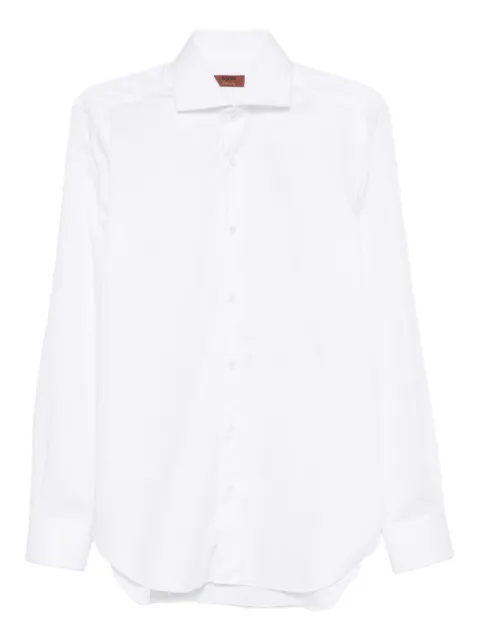 Barba long-sleeve cotton shirt White I1U13P01PZ8550U