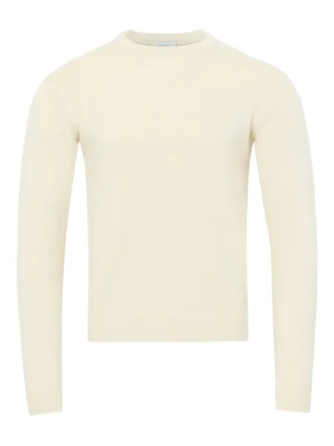 JW Anderson ribbed-trim crew-neck sweater White KW1440YN0383