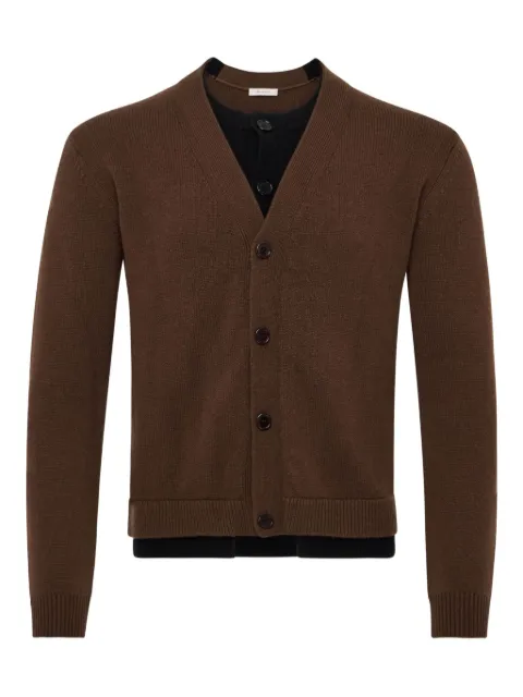 JW Anderson layered cardigan Brown KW1434YN0423600