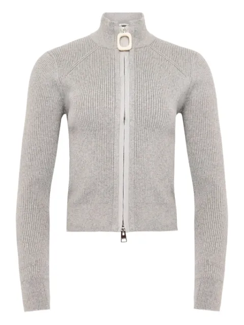 JW Anderson zip-up cardigan Grey KW1353YN0398905