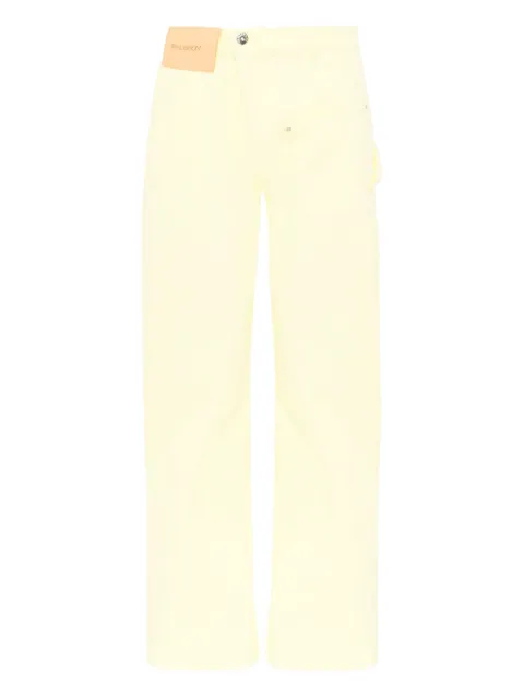 JW Anderson Twisted Workwear trousers Yellow TR0384PG1775207