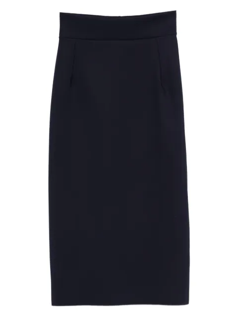 CHIARA BONI La Petite Robe high-waisted midi skirt Blue GOLUMI19ESB